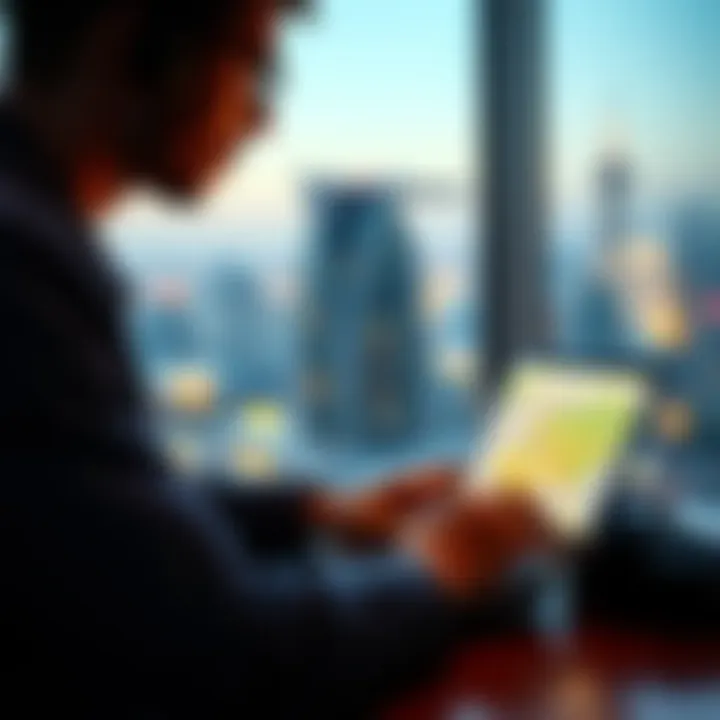 A traveler looking at updated travel offers on a laptop after a recent trip