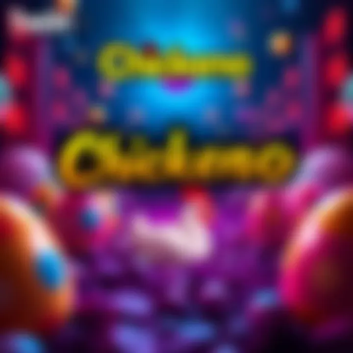 A screenshot of the Chickeno game showing colorful eggs and gameplay action on 1win platform