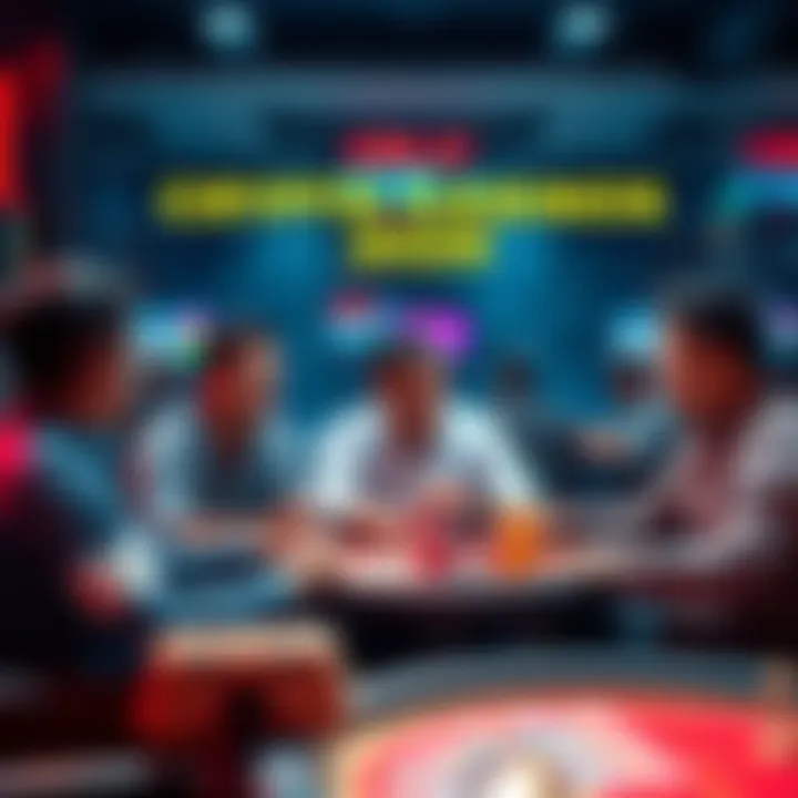 Chilean Players Reviewing Crypto Casinos Chilean players discussing their experiences with various crypto casinos in a relaxed setting