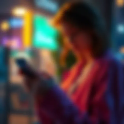 A person checking their Chime account on a smartphone for a $110 redemption status