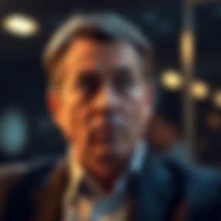 Chuck Clayton looking thoughtful about investing after a previous loss