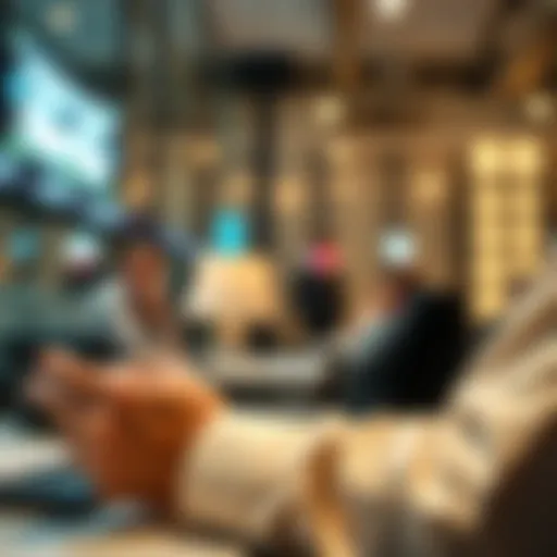 A person checking their email for bonus notifications and rewards