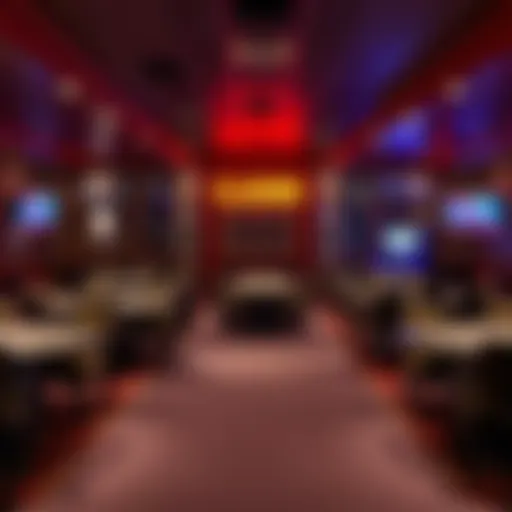 The empty poker room at Quechan Casino showing closed tables and chairs, symbolizing the end of a decade-long tradition.