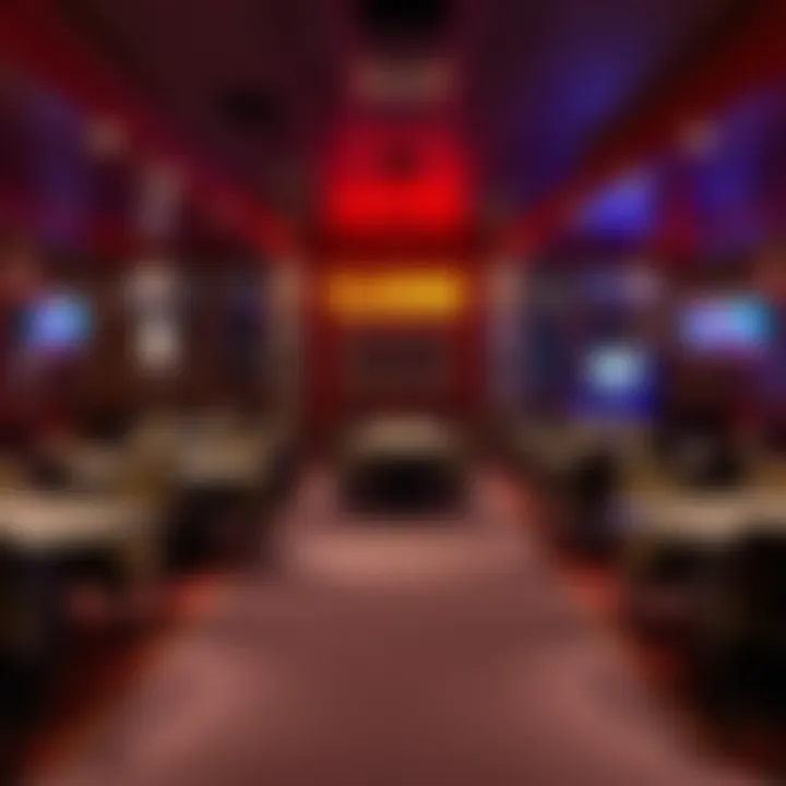 The empty poker room at Quechan Casino showing closed tables and chairs, symbolizing the end of a decade-long tradition.