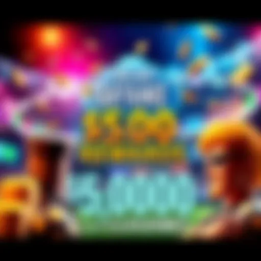 A promotional banner showing cash rewards and betting visuals for Cloudbet offers