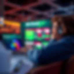 A person enjoying betting on Cloudbet with a laptop and bonus offers displayed on the screen.