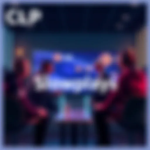A screenshot from a video discussion showing players engaged in a conversation about slowplays in CLP, highlighting strategies and gameplay dynamics.