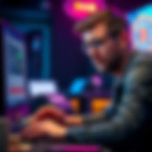 An Australian player looking at a computer screen showing a CoinPoker registration error message