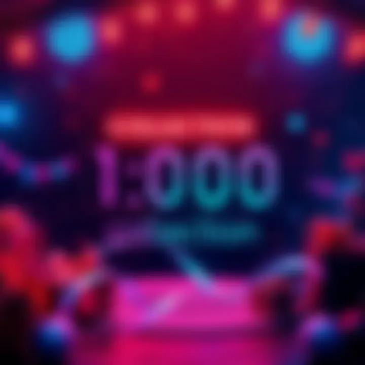 Graphic showing a countdown to the launch of the top monthly collection on Monday with festive elements