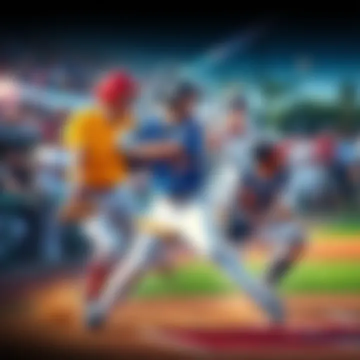 College Baseball Betting Predictions A collage of college baseball games with players in action, showcasing excitement and betting odds