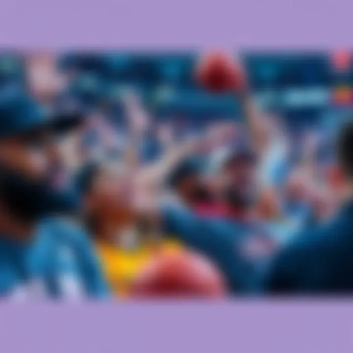 Fans engaging in college basketball betting with excitement and enthusiasm