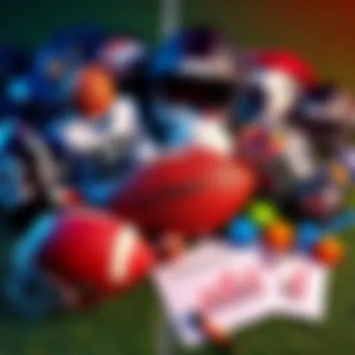 A collage of college football gear and sports betting charts, highlighting betting insights for October 9, 2026