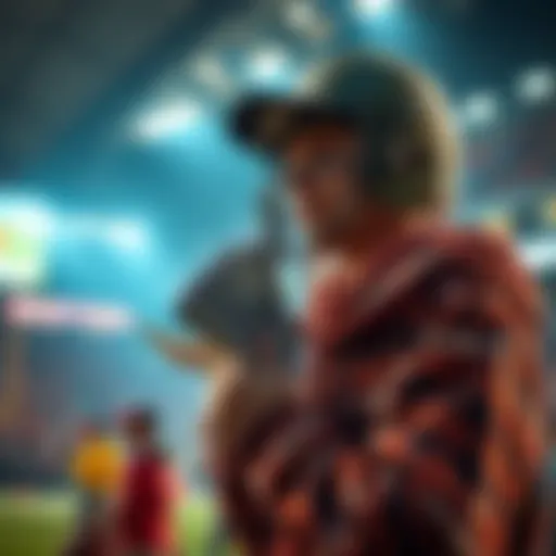 A football fan looking for reload bonus codes with cash in hand, ready to place bets on a game