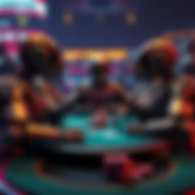 Multiple poker bots sharing cards during a game, showcasing unfair advantage over human players.