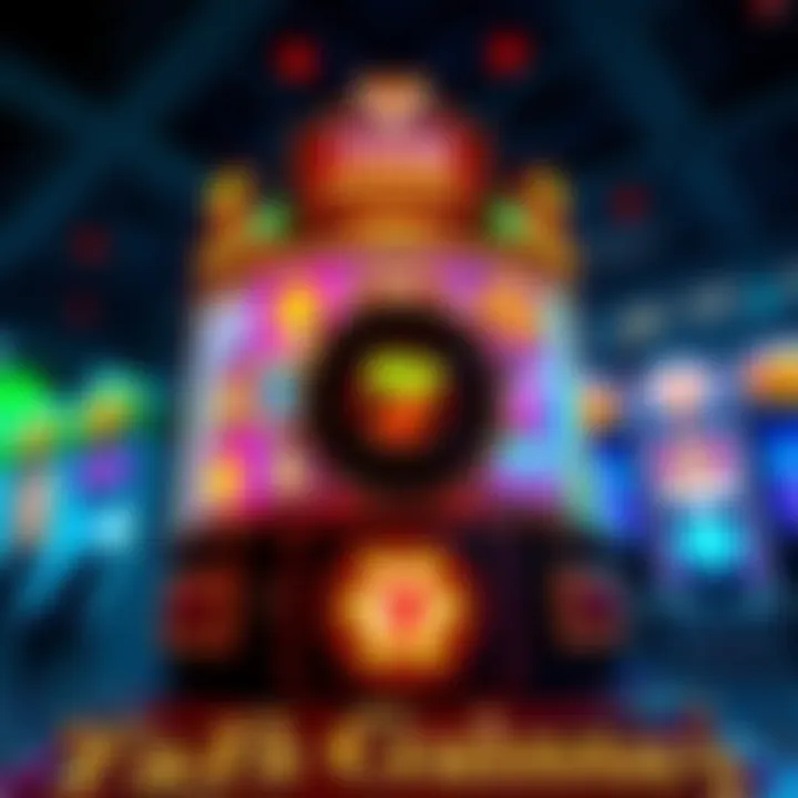A vibrant slot machine showcasing various symbols and a bonus cycle element, inviting gamers to spin for rewards