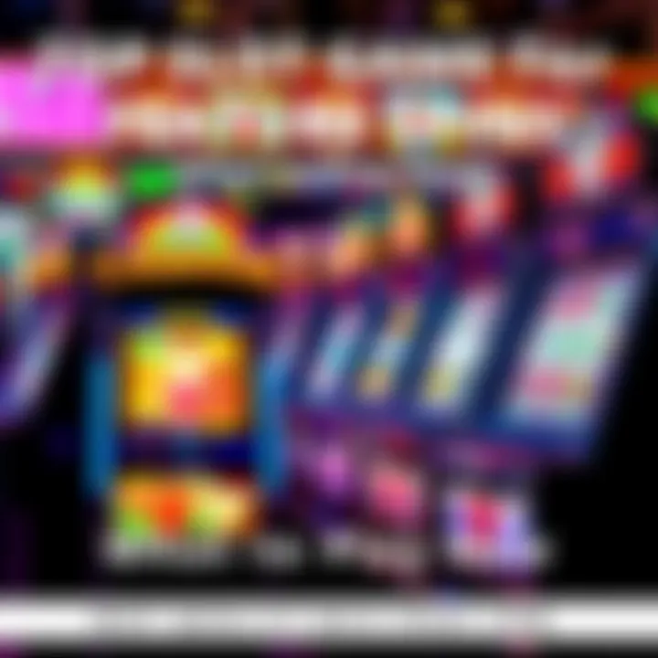Bright and colorful slot machines showing feature spins with popular symbols like fruits and lucky sevens