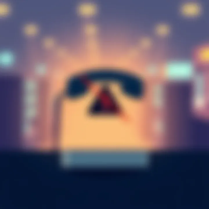 Communication Lines Closure An illustration showing a crossed-out phone icon with a warning sign, representing the closure of direct communication lines due to new regulations.