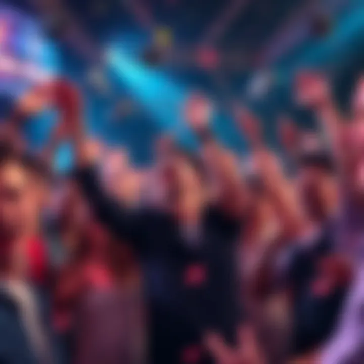 People celebrating with cheers and excitement after a large gaming win, enjoying the moment together.