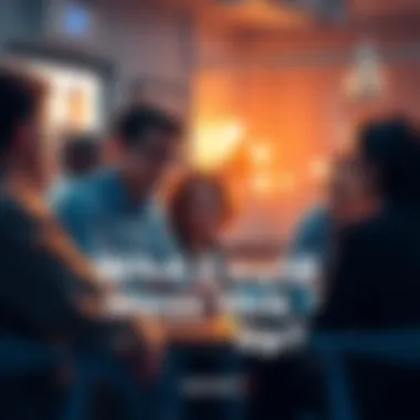 A group of people engaging in a discussion about potential mistakes and improvements.
