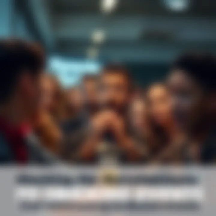 A diverse group of people discussing and reacting to recent shocking events, showing expressions of disbelief and concern.