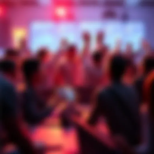 Group of people engaged in online discussions, celebrating a positive response to Wen posts in crypto forums.