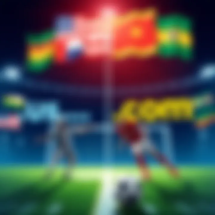 Comparison of .us and .com domains Illustration showing the differences between .us and .com domains in sports betting, with a focus on .us being viewed as inferior.