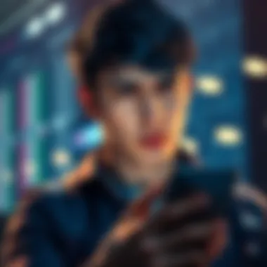 Concerns About Betting A person looks worried while checking betting odds on their phone, reflecting uncertainty about a wager.
