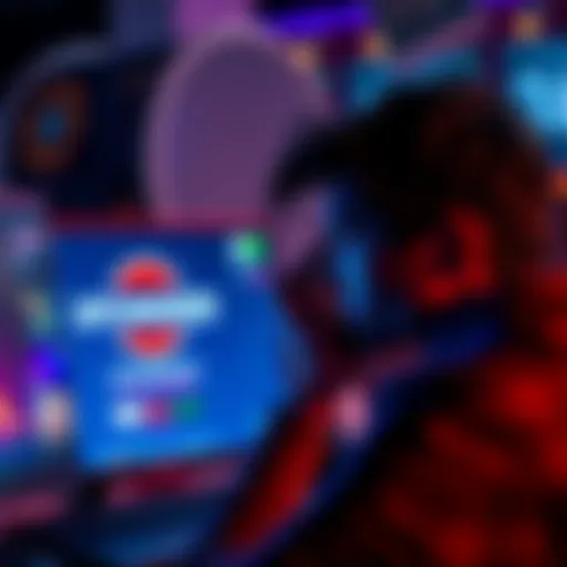 A worried person looking at a computer screen displaying CoinPoker's logo and a YouTuber's sponsorship banner.
