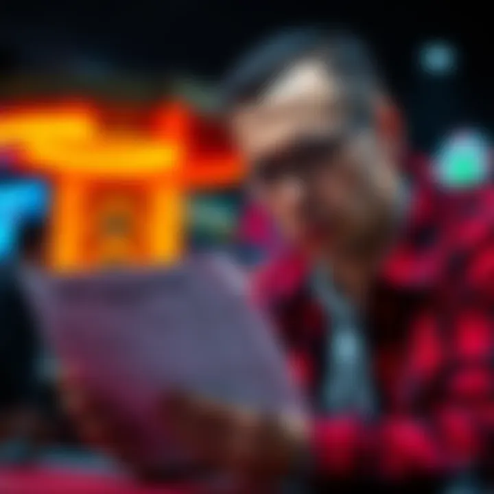 Confused player looking at deposit statement A player examines a bank statement showing unexpected fees after depositing at America's Card Room