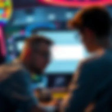 A frustrated person looking at a computer screen showing a withdrawal error message for online pokies.