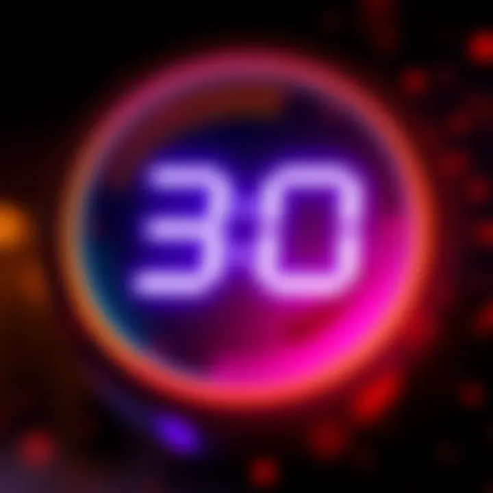 A countdown timer displaying 30 days remaining until a milestone event.