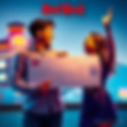 Happy couple holding a big check after winning at Red Rock, dreaming of their upcoming cruise