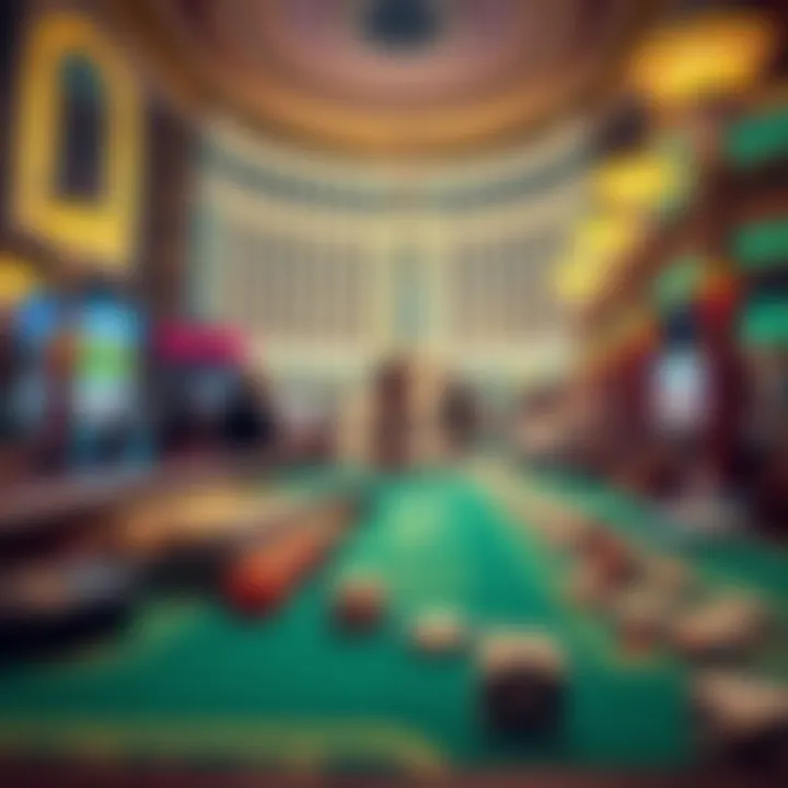 A player placing hardway bets at a craps table in Bellagio, surrounded by colorful chips and dice.