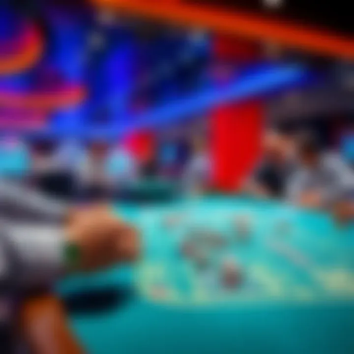 A lively craps table with players rolling dice at Newport World Resorts in Manila, showcasing the casino atmosphere.