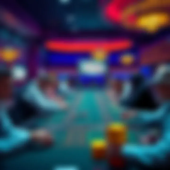 Craps table with players A busy craps table in Las Vegas with players rolling dice and interacting with the dealer