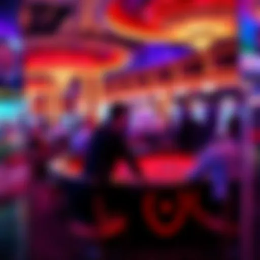 A vibrant craps table with players and a dealer at Wynn Las Vegas during a birthday celebration