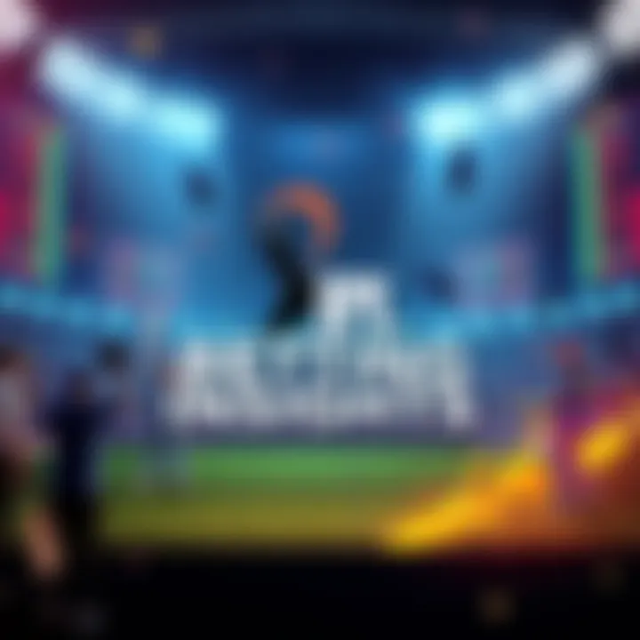 A graphic showing betting odds and cricket match highlights for IPL