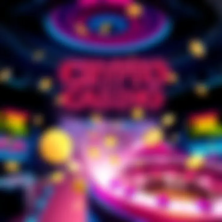 Crypto Casino Promotions A vibrant graphic showing a digital casino with flashing lights and symbols of cryptocurrency, highlighting attractive promotional offers.