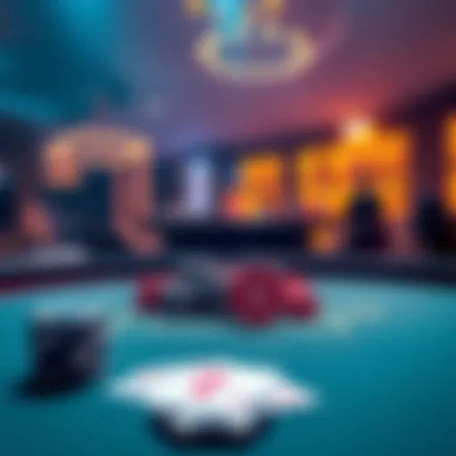 A graphic showing a poker table with cards and chips, highlighting the concept of Provably Fair in crypto casinos.