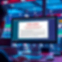 A computer screen showing a warning about crypto casino withdrawals requiring a $300 deposit for approval, with a concerned person looking at it.