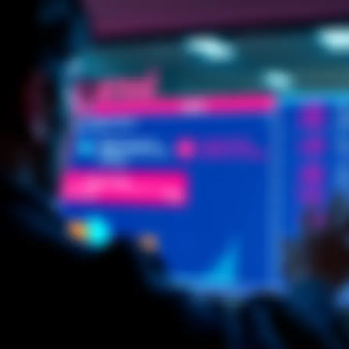 A frustrated person looking at a bank screen showing withdrawal errors in Canadian dollars