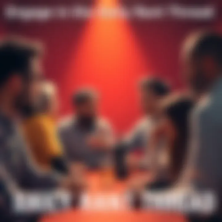 A group of people engaging in a lively discussion, sharing opinions and frustrations