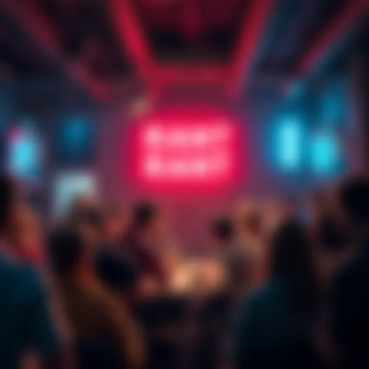 People engaging in discussion and sharing opinions in a community forum