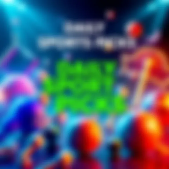 A vibrant graphic showing various sports icons and betting symbols representing daily picks for February 16, 2026.