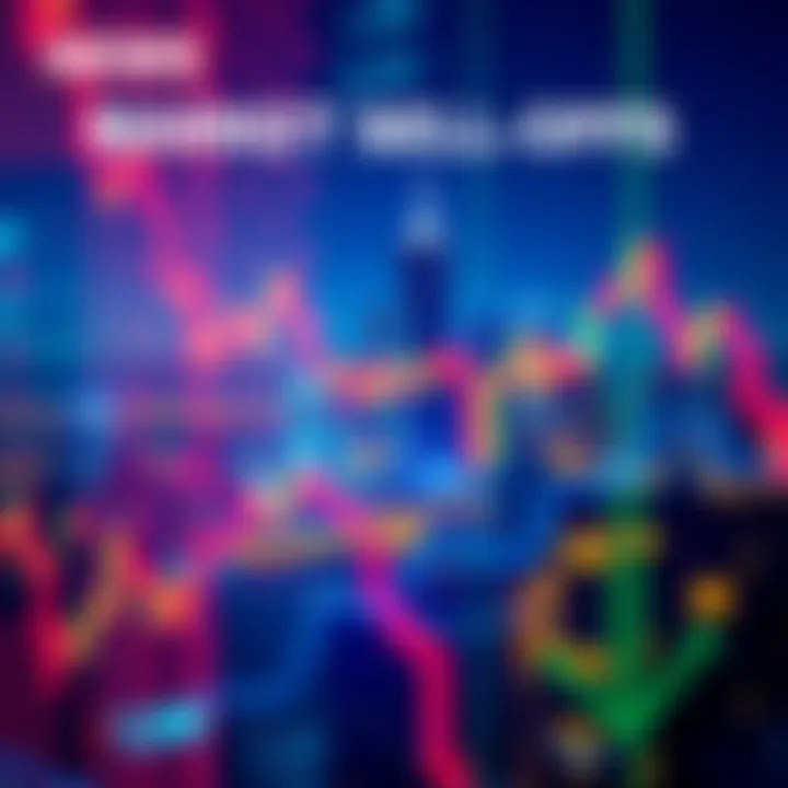 Dallas Market Sell-offs A view of Dallas skyline with stock market graphs overlaid, indicating a market downturn.