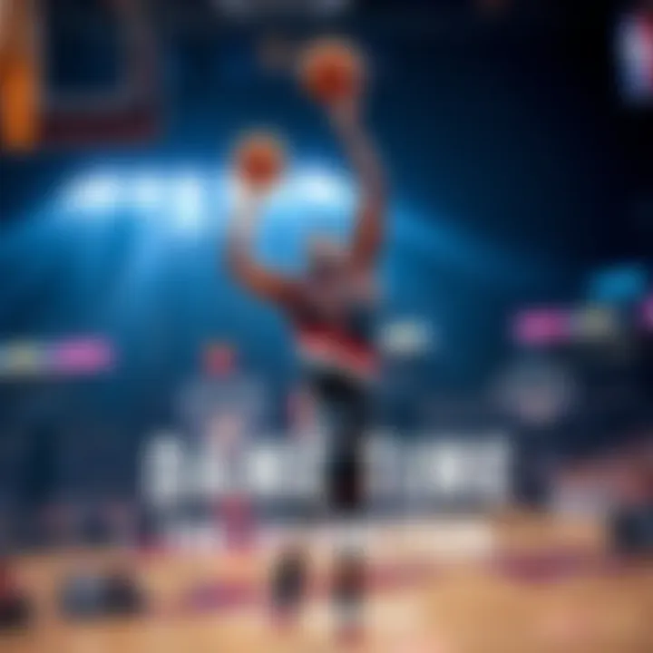Damian Lillard making a jump shot during a game, showcasing his skills and focus on the court