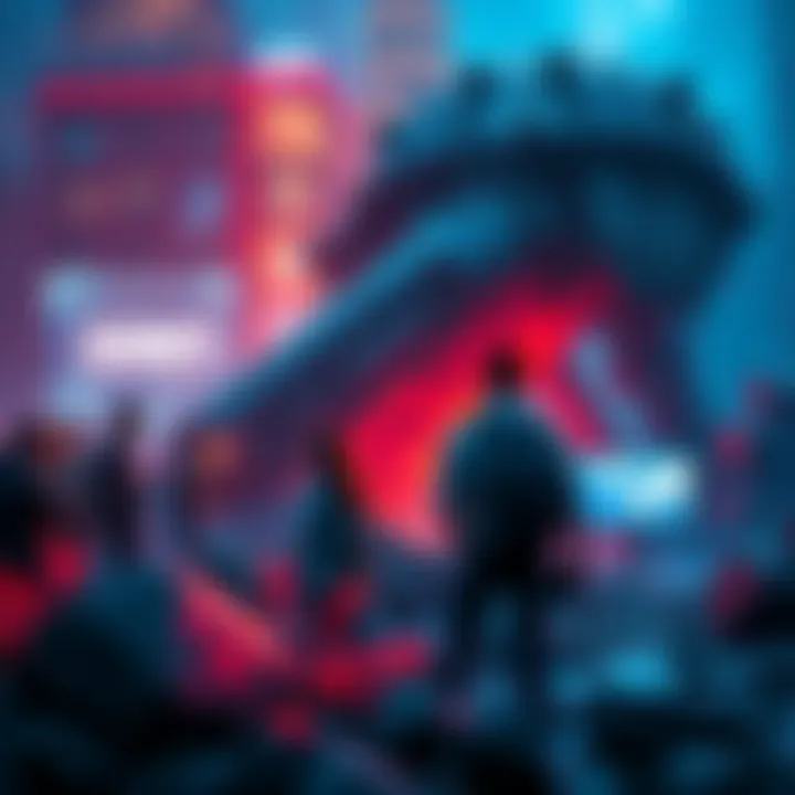 A team of people studying the area of Damn Holmy, showcasing its significance in modern society