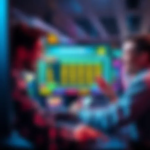 A player looks at a computer screen showing a casino payout status with excited expressions, reflecting on their winnings