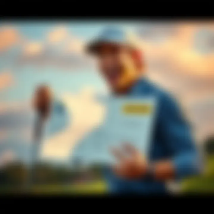 David Williams celebrating a major golf victory with excitement and a million-dollar check in hand.