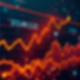 A graph showing a downward trend in cryptocurrency deposits on various platforms.